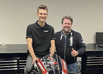 Max Schmidt (li.) mit Denis Hertrampf