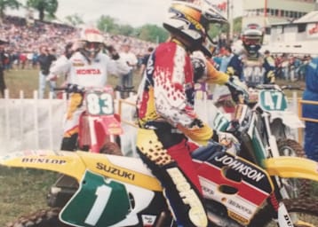 Greg Albertyn 1994 auf der Johnson-Suzuki