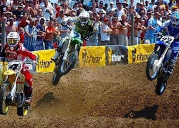 Ricky Carmichael und James Stewart zählten zu den großen Rivalen von Chad Reed #22