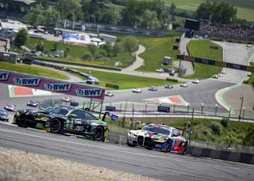 Die beiden BMW M4 GT3 von Schubert Motorsport auf dem Red Bull Ring