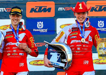 Maximilian Spies (rechts) wurde Europameister vor seinem Teamkollegen Federico Tuani