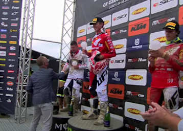 Maximilian Spies gewann in Loket mit einem Doppelsieg