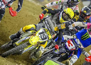 Justin Bogle führte das Finale von Detroit mehrere Runden lang an