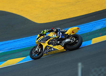 Mit der BMW in Le Mans