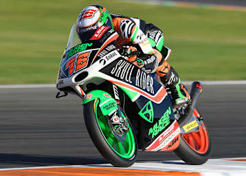 Makar Yurchenko auf der KTM des BOE Skull Rider Teams: Am Helm und Bike warb er für den Sokol Circuit