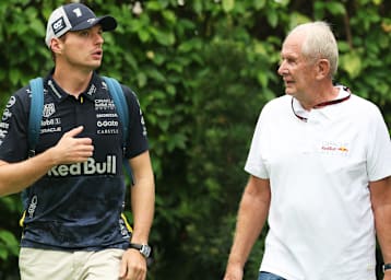 Max Verstappen und Dr. Helmut Marko