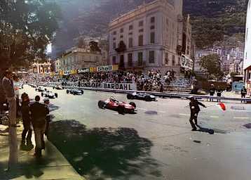 FV-Start mit Rennleiter-Flucht: Louis Chiron bringt sich vor Werner Riedl (links im roten Austro V) schnell in Sicherheit