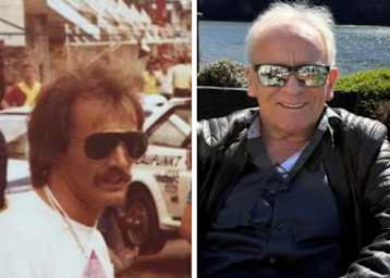 Zeitsprung: Werner Heinz vor 45 Jahren (li.) und 2025