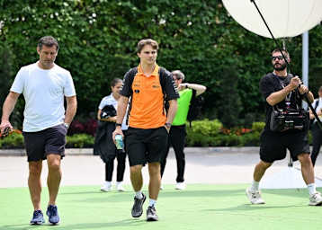 Mark Webber und Oscar Piastri