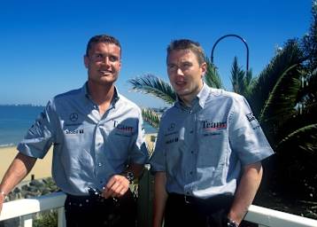 David Coulthard und Mika Häkkinen 2001 bei McLaren: Von wegen Team …