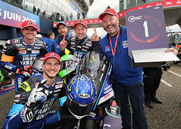 Wie in Le Mans möchte das Yamaha Austria Racing Team auch beim Bol d'Or jubeln