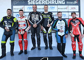 Alan Founds, Tom Peters, Michi Grabmüller, Ondrej Kopecky, Max Zimmermann und Manuel Hirschi (vlnr.)