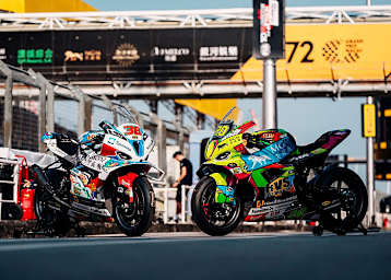 Die Motorräder blieben am Freitag in der Boxenstraße