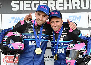 Nur wenige Wochen durften sich Harry Payne (li.) und Kevin Rousseau über den WM-Titel freuen