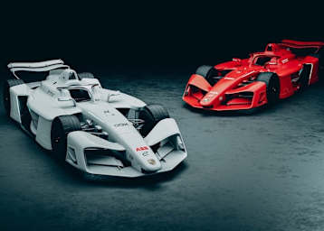 Porsche setzt in der Formel-E-Saison 2026/2027 zwei WErksteams mit je zwei Fahrzeugen ein. Neu dabei: Das spektakuläre Fahrzeug aus der vierten Fahrzeuggeneration, welches erst kürzlich präsentiert wurde