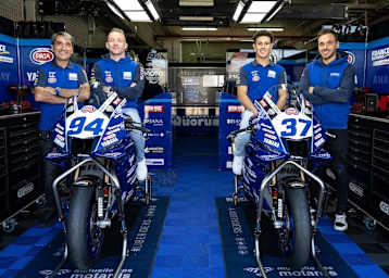 Christophe Guyot, Roberto Garcia, Lucas Mahias und Niccolo Canepa