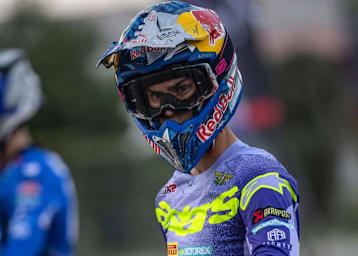 Andrea Adamo trainiert derzeit mit dem 450er-Bike