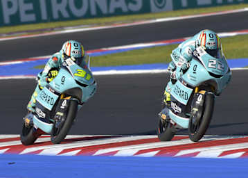 Doppelspitze: David Almansa vor Adrian Fernandez (Leopard Racing)