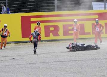 Marco Bezzecchi stürzte wie Teamkollege Jorge Martin zweimal