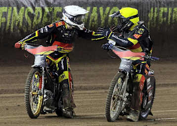 Die Goldjungs Norick Blödorn (li.) und Mario Häusl