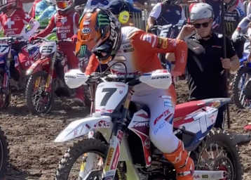 Glenn Coldenhoff startet in Crawfordsville mit der Startnummer 7