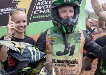Kawasaki-Held Romain Febvre ist nach dem Gewinn des zweiten WM-Titels überglücklich
