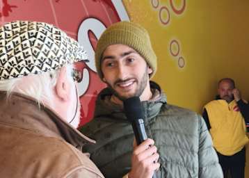 Ferdinand Habsburg beim Interview mit Sprecher Alexander Trimmel