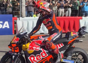 Jonas Folger auf der KTM RC16 in Budapest