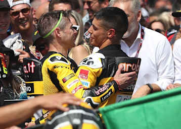 Alvaro Bautista und Michael Rinaldi