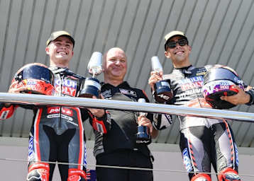 Manuel Gonzales, Jürgen Lingg und Senna Agius