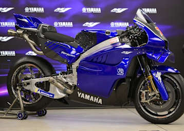 Startbereit: Yamaha YZR-M1 mit V4-Motor