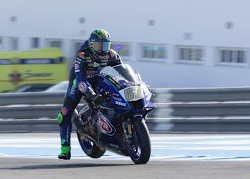 Stefano Manzi holte sich einen weiteren Supersport-Sieg