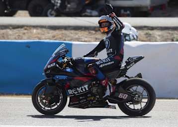 Michael van der Mark bei seinem letzten Rennen als Einsatzfahrer in der Superbike-WM