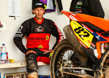 Markus Jell fährt derzeit nur Flat-Track-Rennen