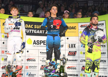 Das SX2-Podium von Stuttgart