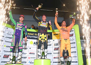 Das SX1-Podium von Stuttgart
