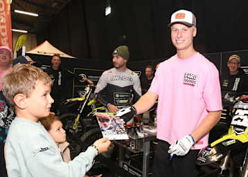 Paul Bloy musste viele Autogramme schreiben