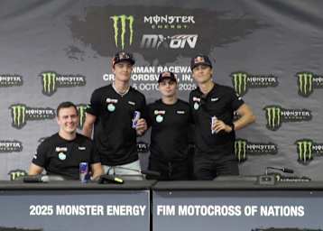 Team Belgien mit Lucas und Sacha Coenen sowie Liam Everts