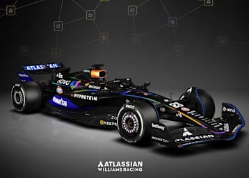 Das Williams-Duo rückt in Las Vegas mit einer Spezial-Lackierung aus