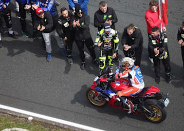 Gino Rea auf der Honda in Le Mans