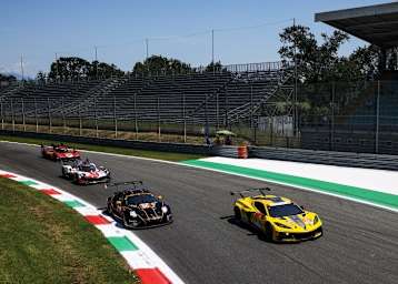 Markant in Gelb: Die Corvette C8.R