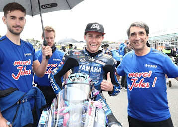 Jules Cluzel an seinem letzten Rennwochenende in der Supersport-WM