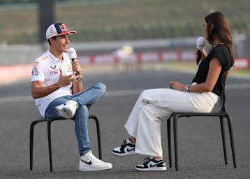 Marc Márquez im Gespräch mit Alina Marzi
