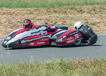 Enrico Wirth und Beifahrer Werner Lüttke machten in Schleiz eine sehr gute Figur
