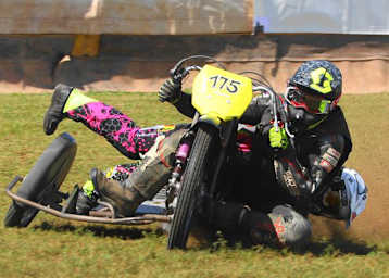 Im Training machten Schramm/Holstein noch eine gute Figur