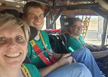 Christian, Matias und Ursula Ruppert (von rechts) 