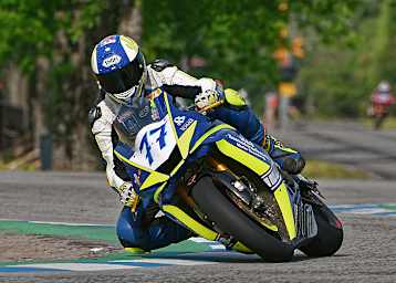 Thomas Walther, einmal mehr bester Deutscher in der IRRC Supersport