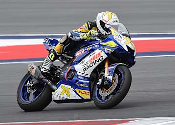 Leon Lambing auf der Yamaha von Eder Racing