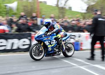 Thomas Berghammer macht sich auf den Weg zu seinem Sieg in Landshaag