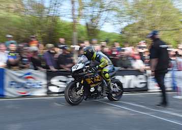 Thomas Berghammer auf dem Weg zur Trainingsbestzeit